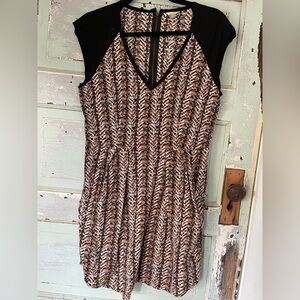 FOSSIL medium summer Mini dress w pockets Rayon